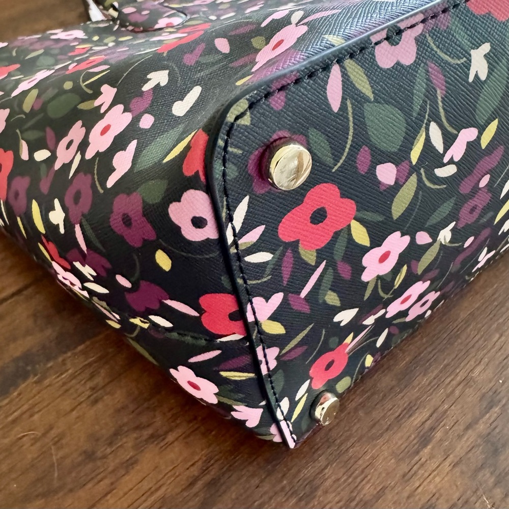 Kate Spade Laurel Way Boho Floral Medium Dally Bag EUC - Picture 7 of 14